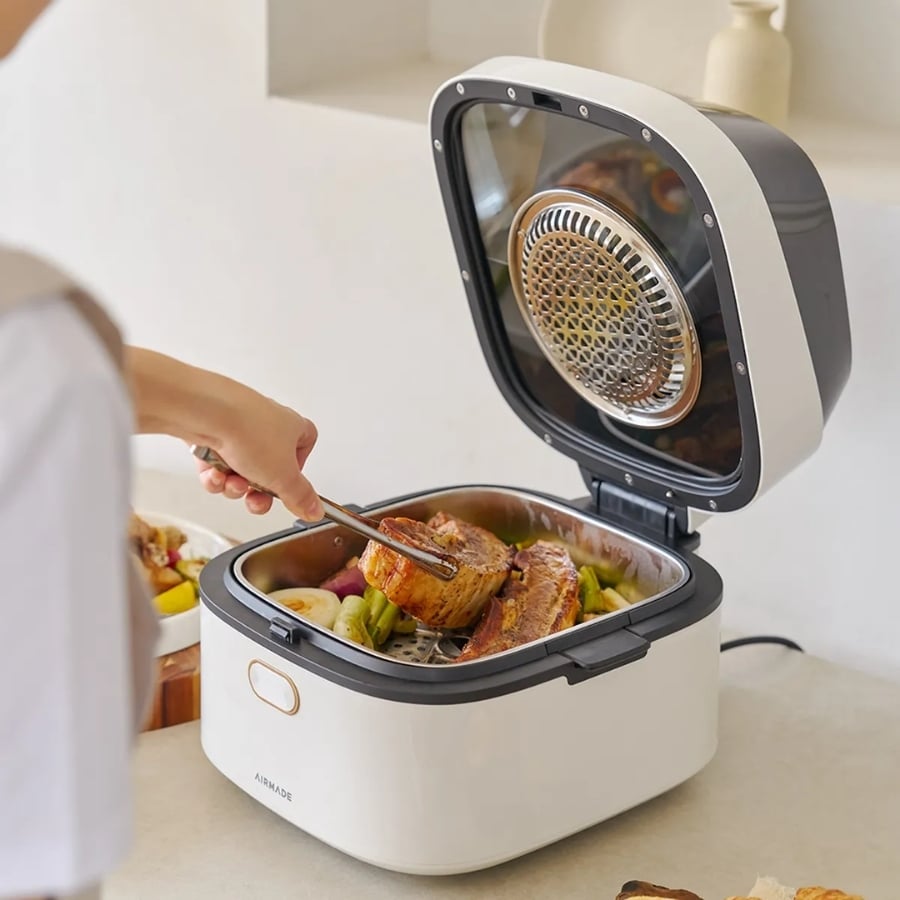 Nồi chiên không dầu AirMade AF-807 Tay cầm giỏ bảo vệ quá nhiệt