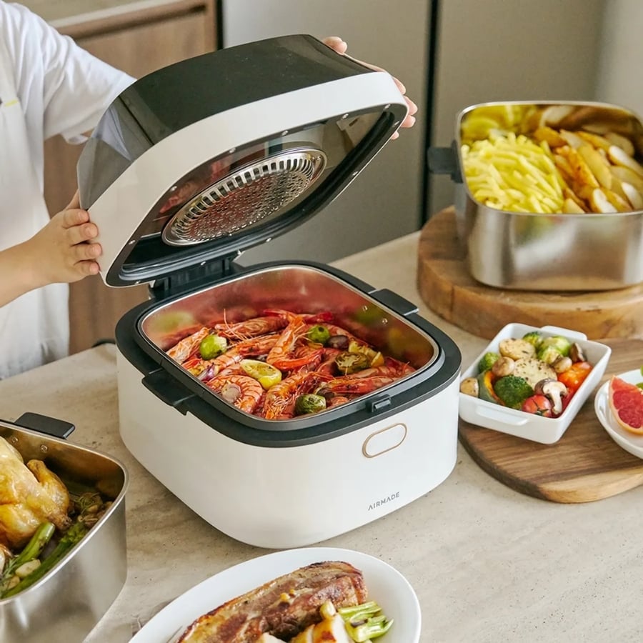 Nồi chiên không dầu AirMade AF-807 An toàn. Vật liệu chống nóng