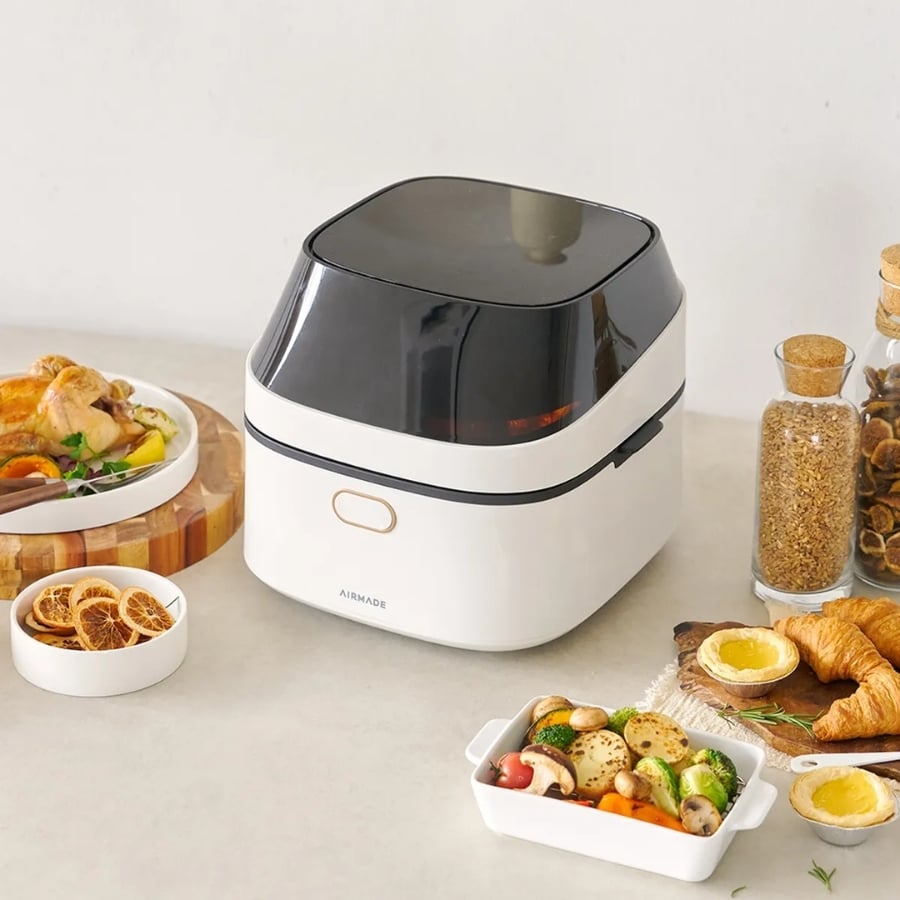 Nồi chiên không dầu AirMade AF-807 Tay cầm giỏ bảo vệ quá nhiệt