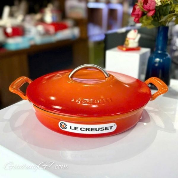 Nồi gang Le Creuset Modern Heritage 26cm 4.6L - Màu Cam