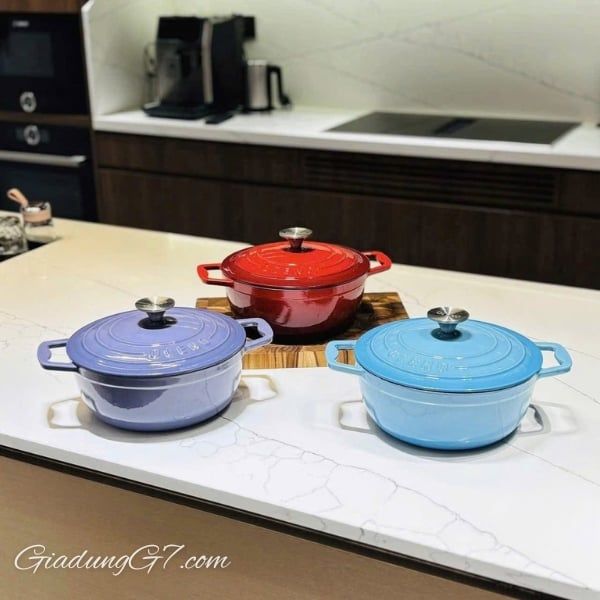 Nồi gang Oceno 22cm Thiết kế tinh tế, đậm chất hiện đại