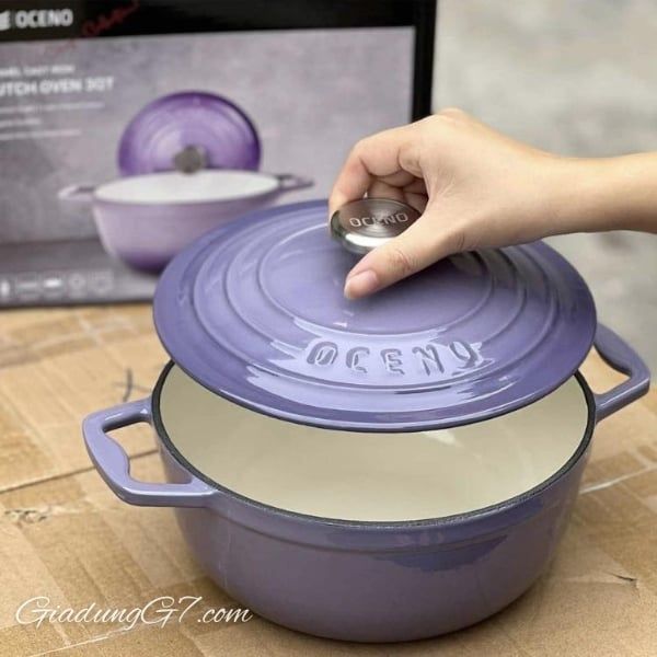 Nồi gang Oceno 22cm Khả năng giữ nhiệt đỉnh cao