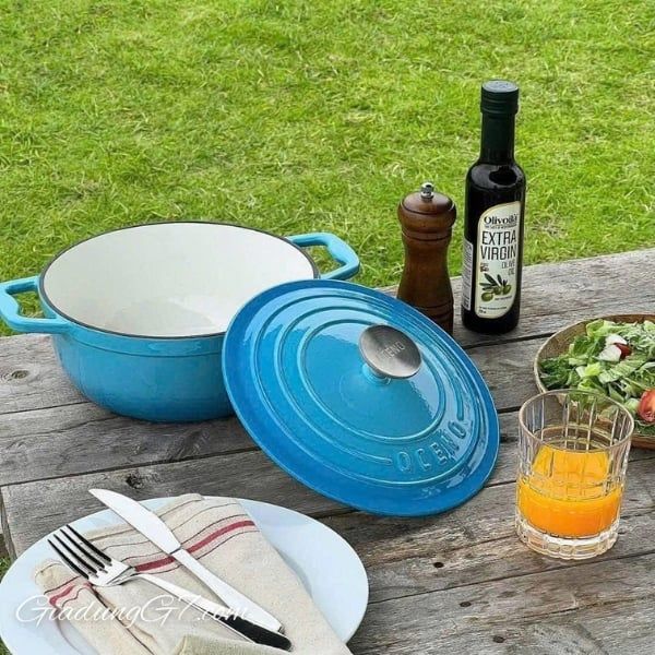 Nồi gang Oceno 22cm Khả năng giữ nhiệt đỉnh cao