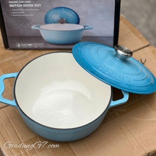 Nồi gang Oceno 22cm Độ bền vượt trội theo thời gian