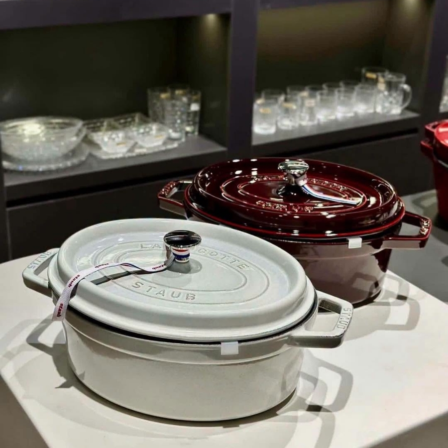 Nồi gang Oval Staub 27cm 3.25L