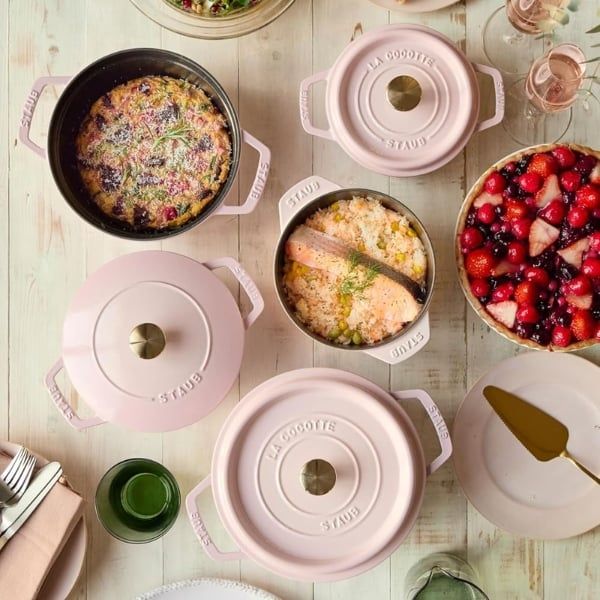 Nồi gang tròn Staub 22cm Sử dụng trên cả bếp từ