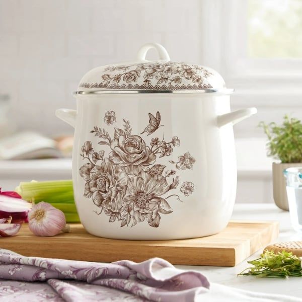 Nồi luộc gà The Pioneer Woman Agatha 11.4 lít An Toàn Với Nhiều Loại Bếp