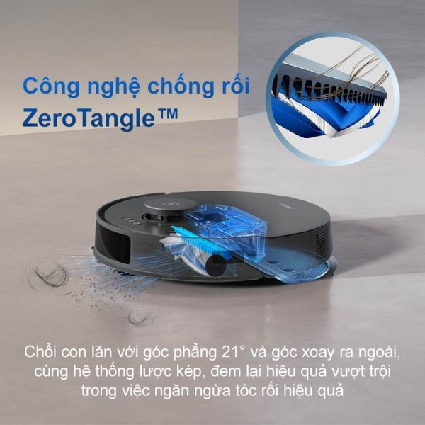 Robot Hút Bụi Lau Nhà Ecovacs Deebot N20 Pro Công Nghệ Chống Rối ZeroTangle