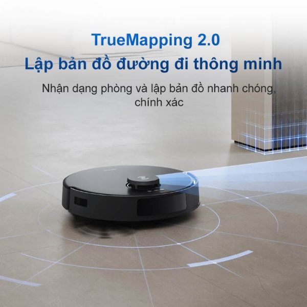 Robot Hút Bụi Lau Nhà Ecovacs Deebot N20 Pro Lập Bản Đồ Với TrueMapping 2.0
