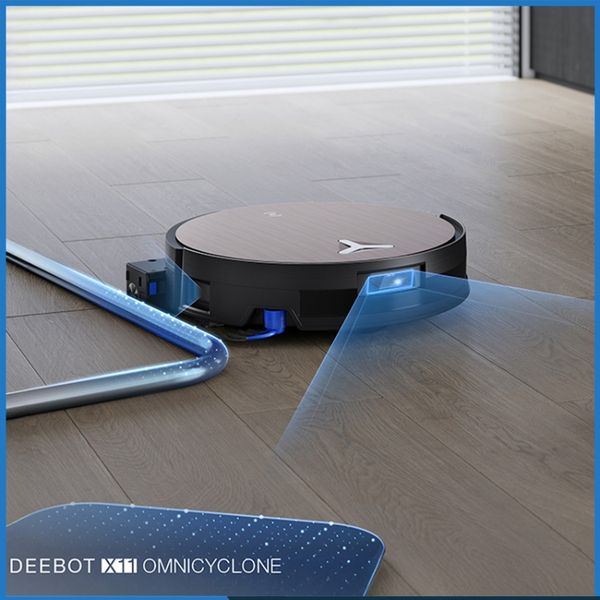 Robot hút bụi lau nhà Ecovacs Deebot X11 OmniCyclone Nhận diện môi trường thông minh, di chuyển chính xác với AIVI 3D 3.0