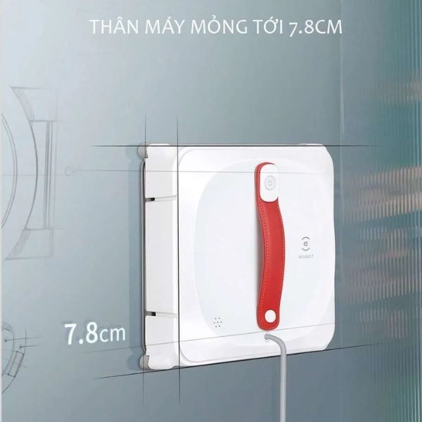 Ecovacs Winbot W920 – Robot lau kính Thiết kế nhỏ gọn và tinh tế