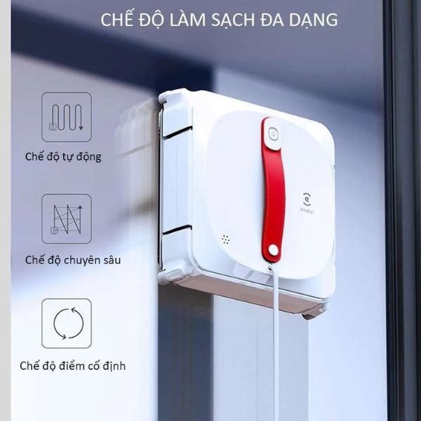 Ecovacs Winbot W920 – Robot lau kính  Trang bị nhiều chế độ làm sạch linh hoạt