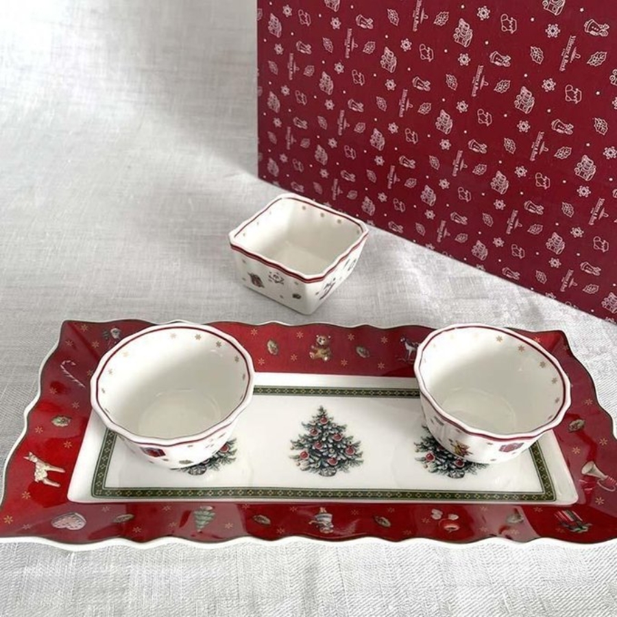 Set 3 bát kèm khay Villeroy & Boch Toy's Delight