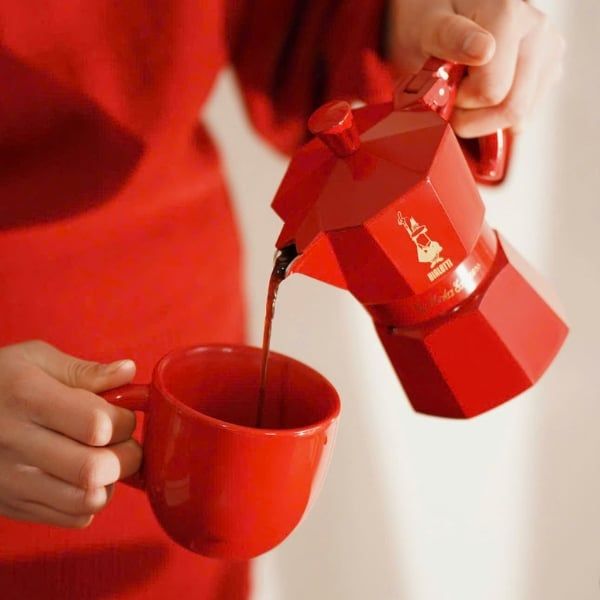 Set ấm pha cà phê Bialleti Moka kèm bộ 2 cốc