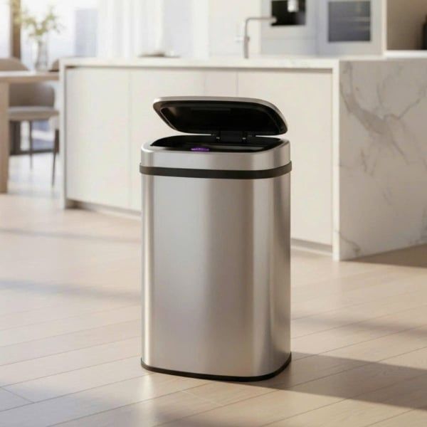 Thùng rác cảm biến LETEK LS50 50 lít Nắp Đậy Thông Minh – Vứt Rác Không Cần Chạm Tay