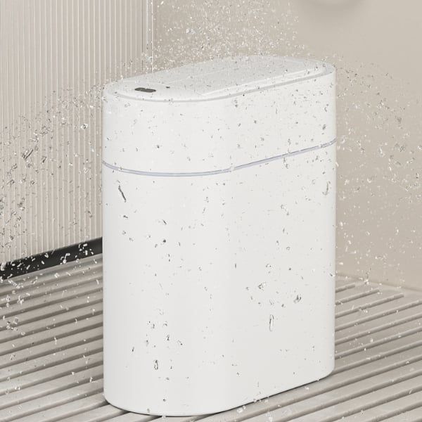 Thùng rác cảm biến phòng tắm Elpheco Twinlid 9L ELPH6737 hút túi rác&nbsp;– mở siêu nhanh, hút túi rác tự động, tối ưu không gian nhỏ