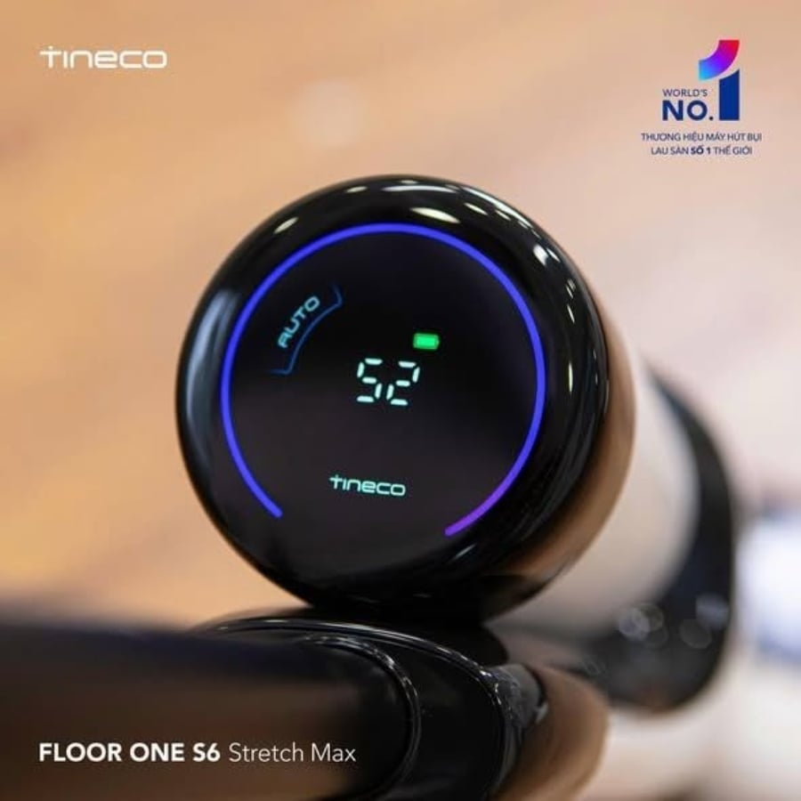 Tineco S6 Stretch Max giải quyết vấn đề này bằng cấu trúc tách biệt 3 khoang: nước bẩn, chất bẩn rắn và không khí được phân luồng riêng biệt.