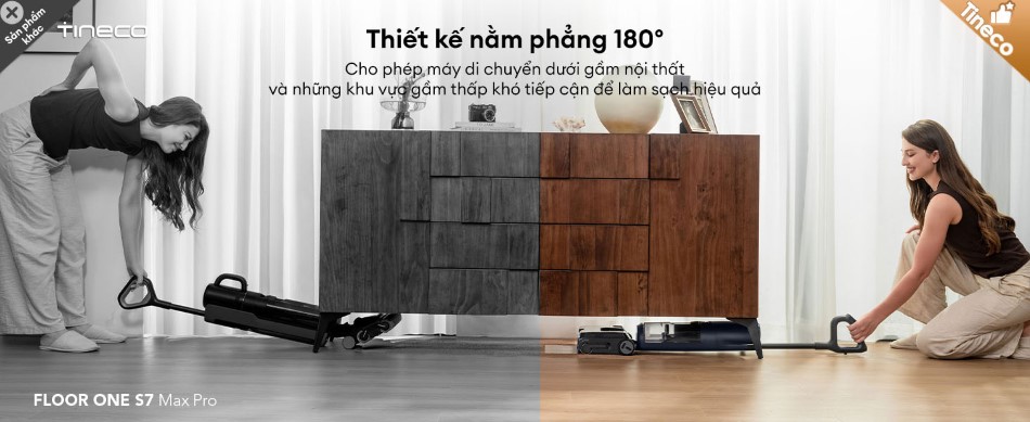 Tineco Floor One S7 Max Pro được định vị là dòng máy làm sạch sàn khô ướt cao cấp, hướng đến việc giải phóng hoàn toàn sức lao động cho người dùng