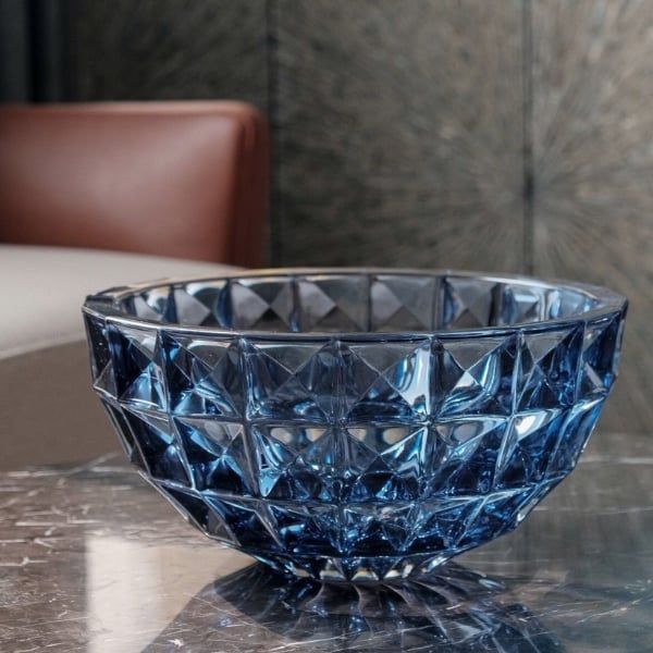 Tô pha lê Bohemia Diamond 28cm thể hiện tay nghề điêu luyện của người làm pha lê