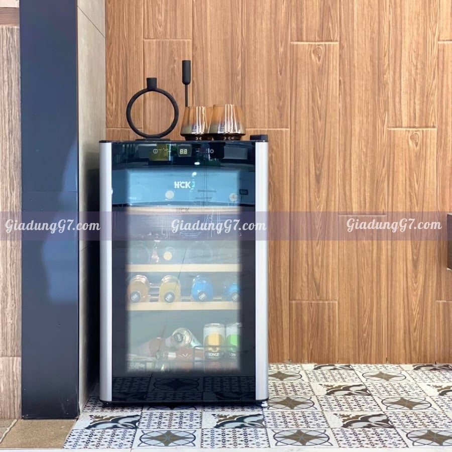 Tủ rượu HCK 70L SC-70-E mặt kính 22 chai