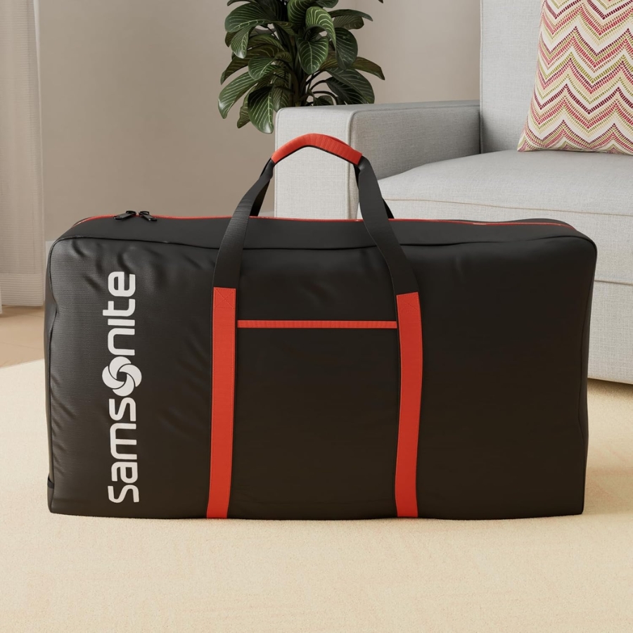 Túi trống Samsonite Tote-A-Ton 32,5 inch được làm từ chất liệu nylon denier và có dung tích hơn 6.000 inch khối, lý tưởng để mang theo trong kỳ nghỉ
