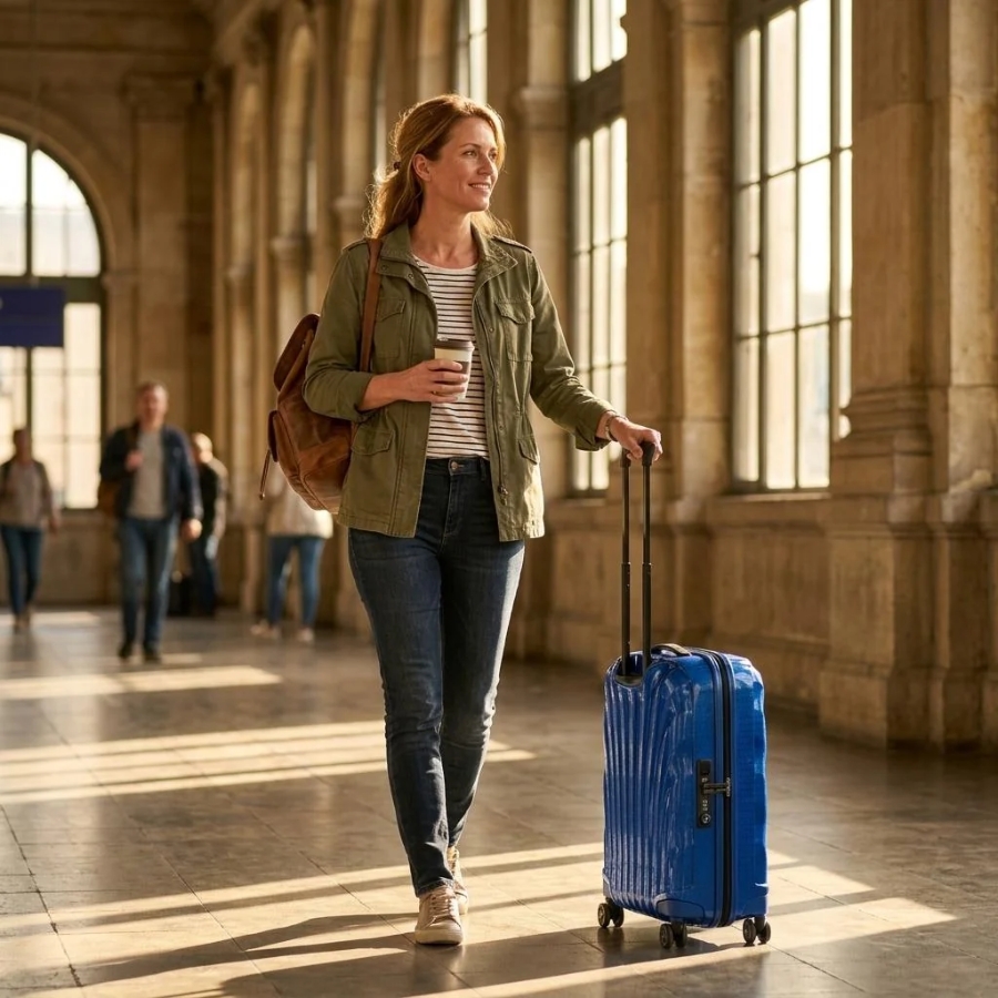 Vali Samsonite C-Lite / Clite size 20 USB + Có mở rộng 2.1kg - Thiết kế tinh xảo tạo nên sự tự tin