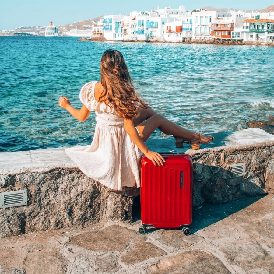 Vali Samsonite KFO NUON Được trang bị bánh xe với thiết kế giảm xóc