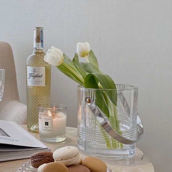 Xô đá pha lê Rogaska Fanclub cao 15.3cm