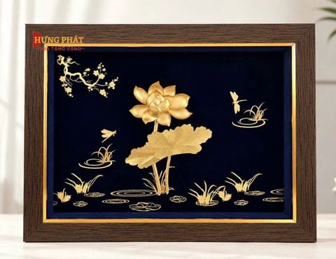 Tranh Hoa Sen – Vẻ Đẹp Thanh Tao Và Giá Trị Của Bình An