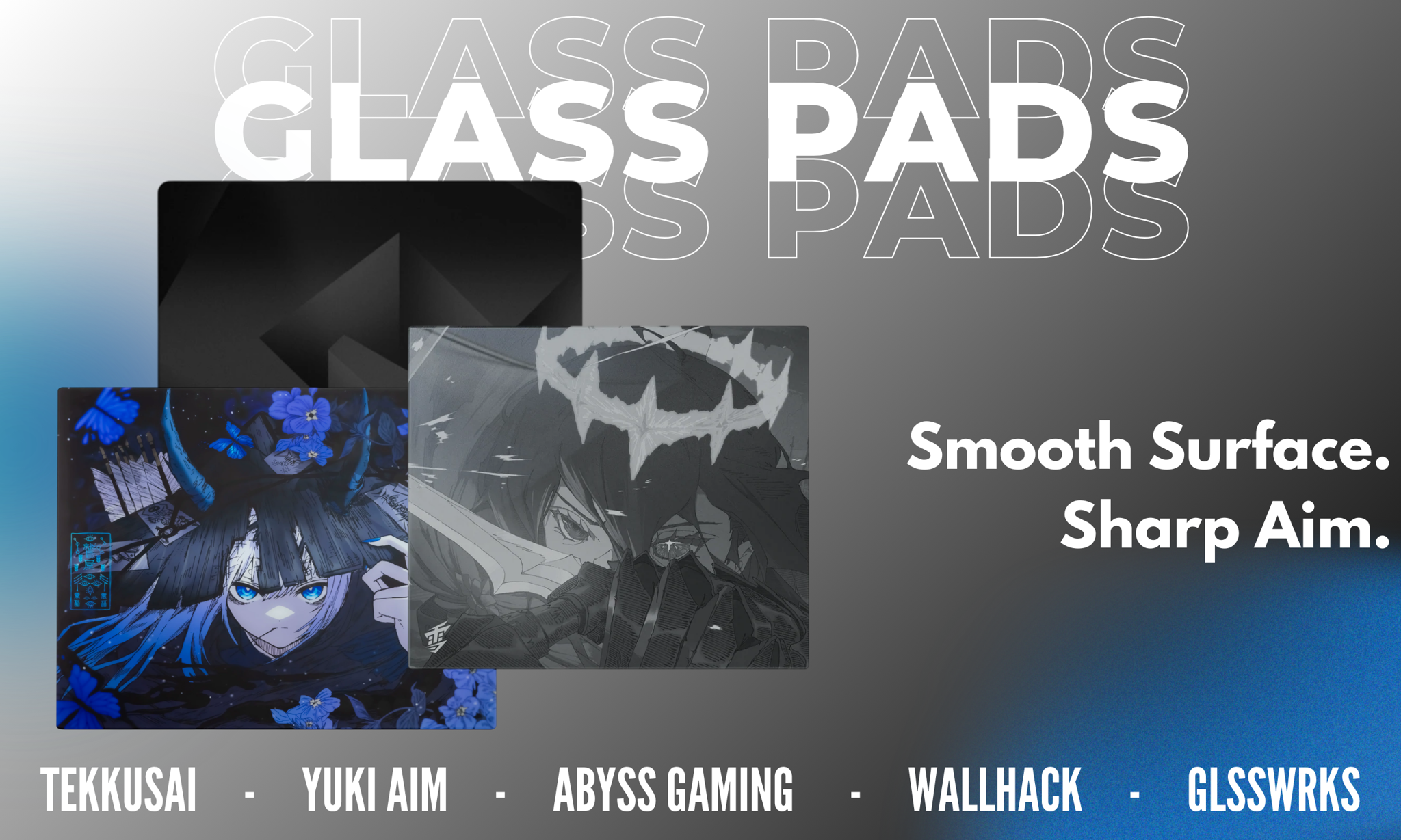 Bàn Di Chuột Kính Gaming – Glass Mousepad Cao Cấp