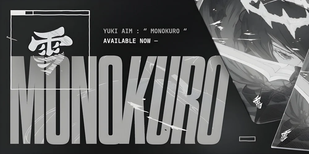 YUKI AIM MONOKURO COLLECTION MOUSEPAD