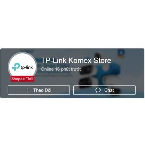 Cách liên hệ với chủ shop TP-Link Komex Store trên sàn Shopee Mall