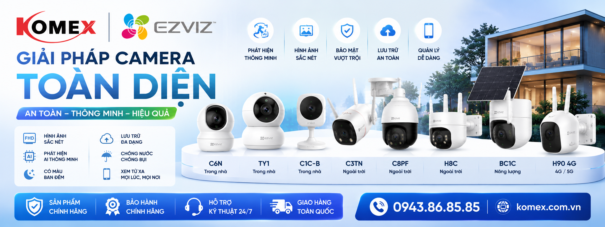 Camera Ezviz ngoài trời