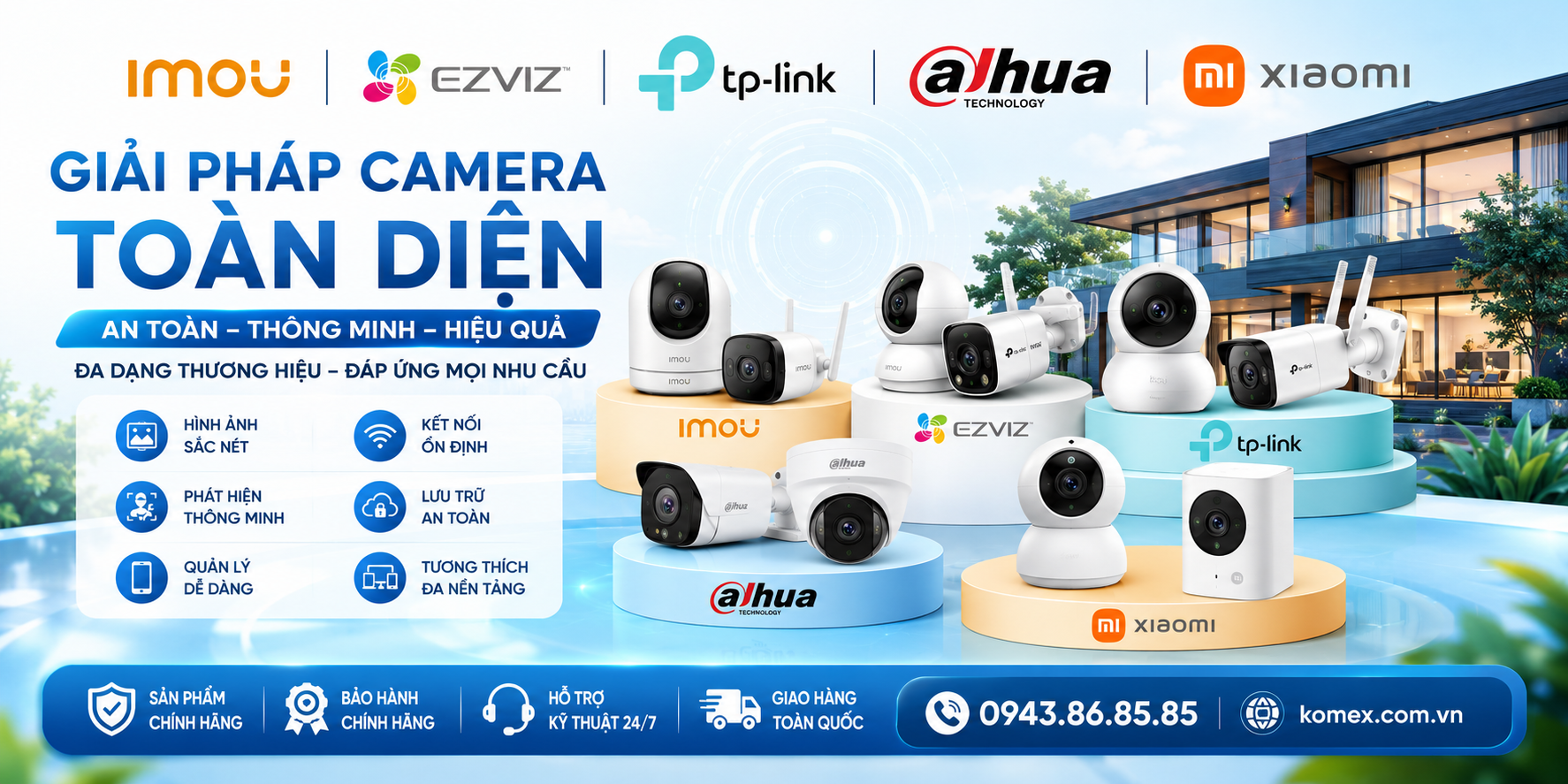Camera Imou, Dahua, Ezviz