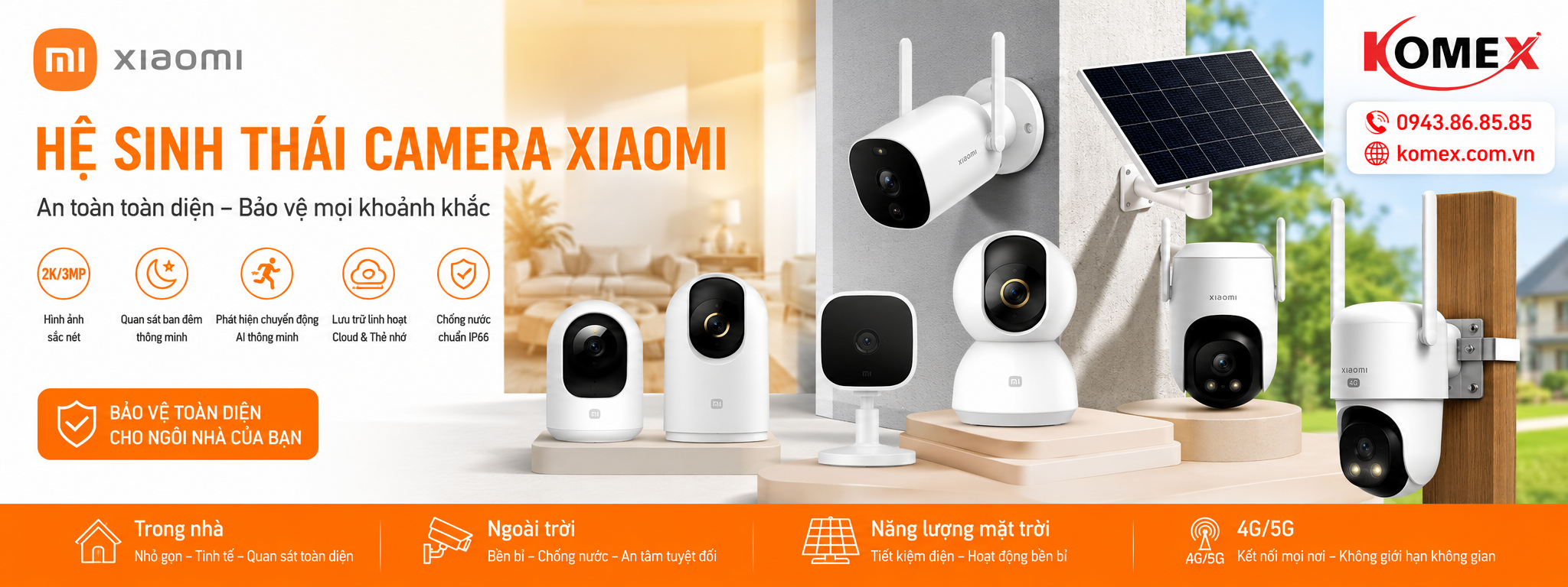 Camera Xiaomi trong nhà