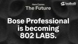 Bose Professional hé lộ bộ nhận diện thương hiệu mới 802 LABS
