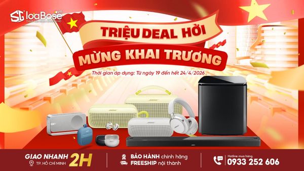 SAIGON HD khai trương showroom Vạn Kiếp: Bose chính hãng ưu đãi đến 16% trong 6 ngày