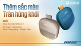 Loa Bluetooth di động Bose SoundLink Micro 2 ra mắt hai phiên bản màu mới: Twilight Blue & Sandstone