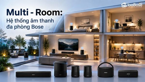 Bose Multi-room: Giải pháp âm thanh đa phòng toàn diện & tư vấn lựa chọn hệ thống giải trí tại gia