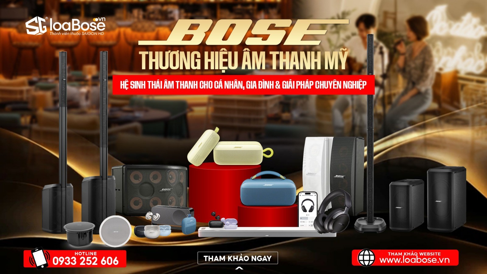 Bose của nước nào? Hệ sinh thái âm thanh toàn diện từ cá nhân đến chuyên nghiệp