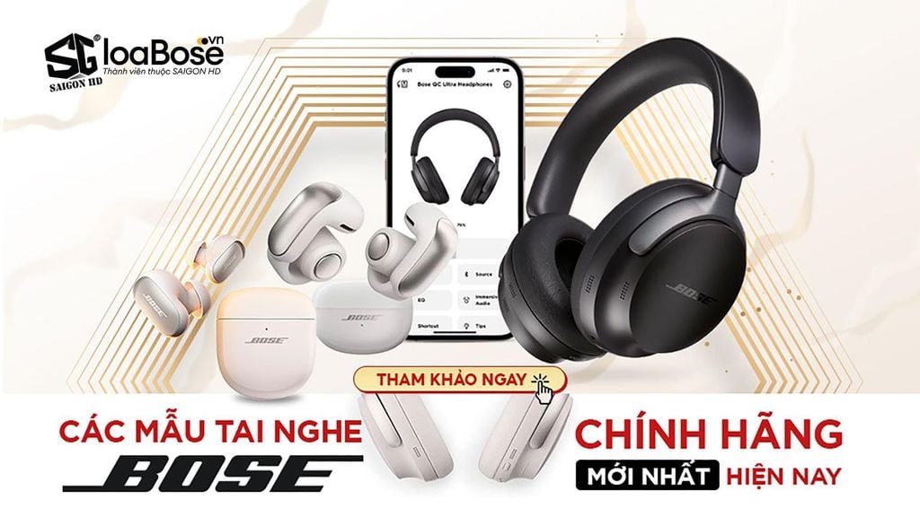 Top 5 mẫu tai nghe không dây Bose chính hãng đáng mua nhất 2026