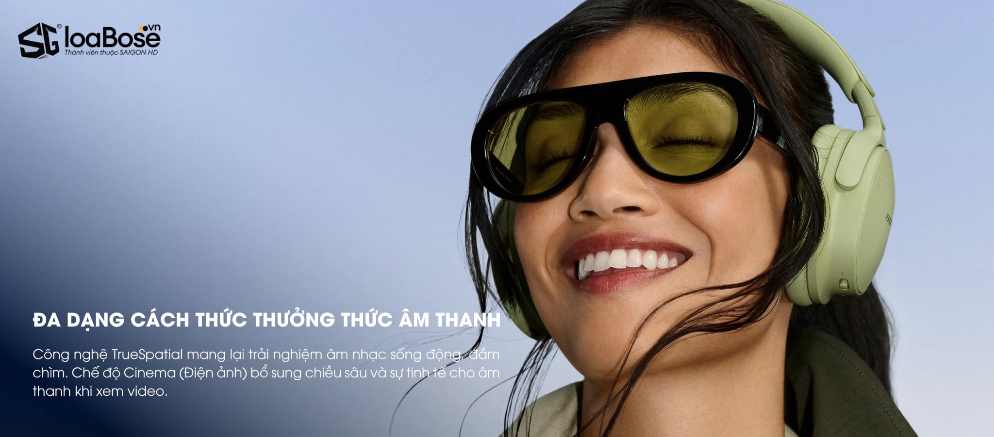 Bose QuietComfort Headphones 2nd Gen trang bị công nghệ TrueSpatial Technology và chế độ Cinema Mode