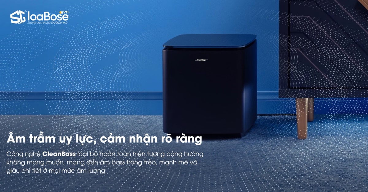 Loa siêu trầm không dây cao cấp Bose Lifestyle Ultra Subwoofer cho âm bass mạnh mẽ, uy lực