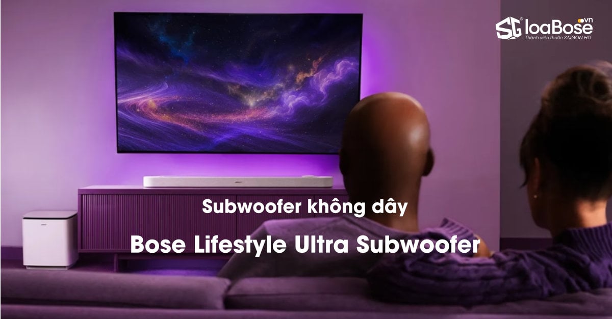 Loa siêu trầm không dây cao cấp Bose Lifestyle Ultra Subwoofer tối ưu cho hệ thống Home Theater