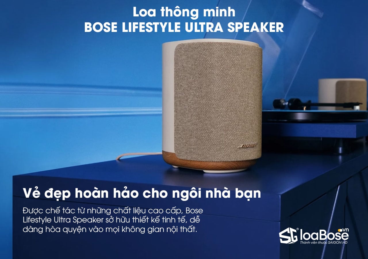 Loa không dây thông minh Bose Lifestyle Ultra Speaker mang vẻ đẹp hoàn hảo cho ngôi nhà
