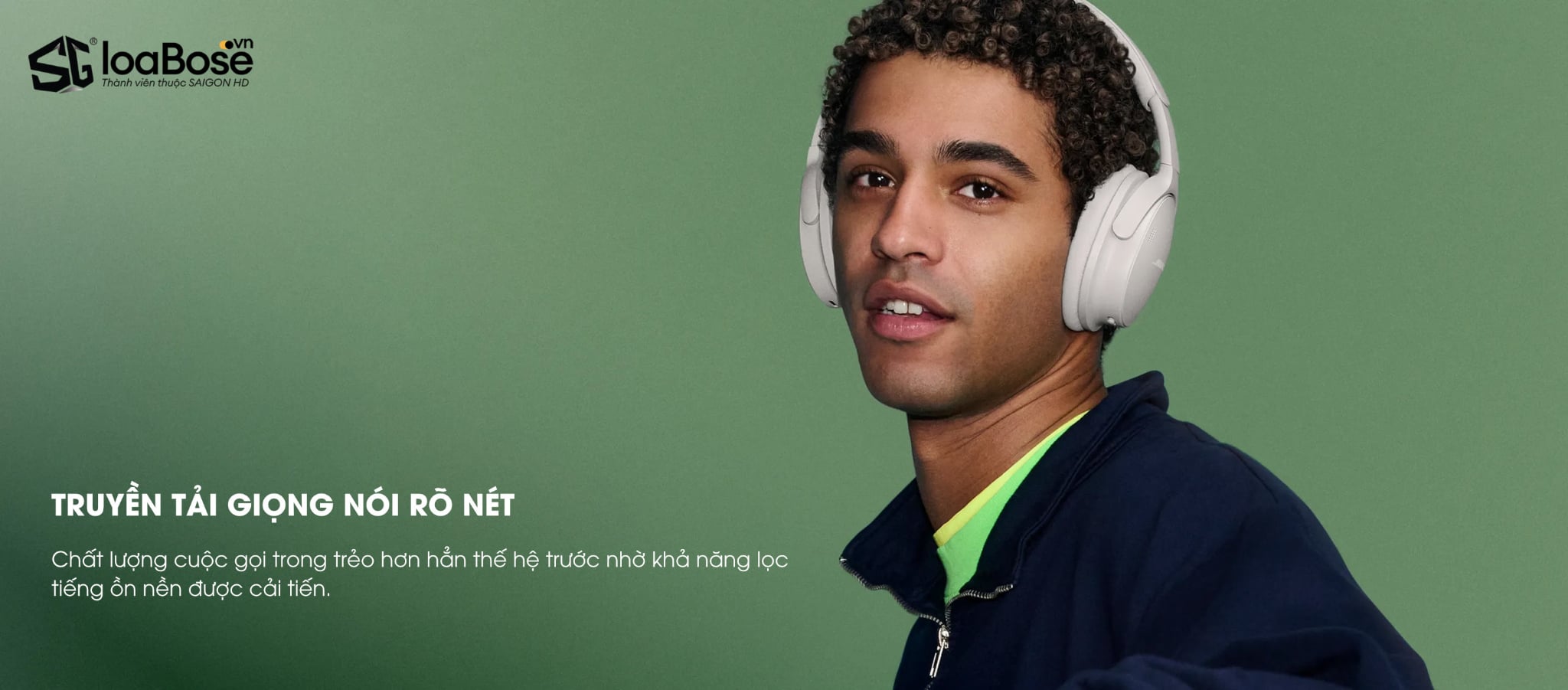 Bose QC Headphones 2 có chất lượng giọng nói rõ nét nhờ 6 micro
