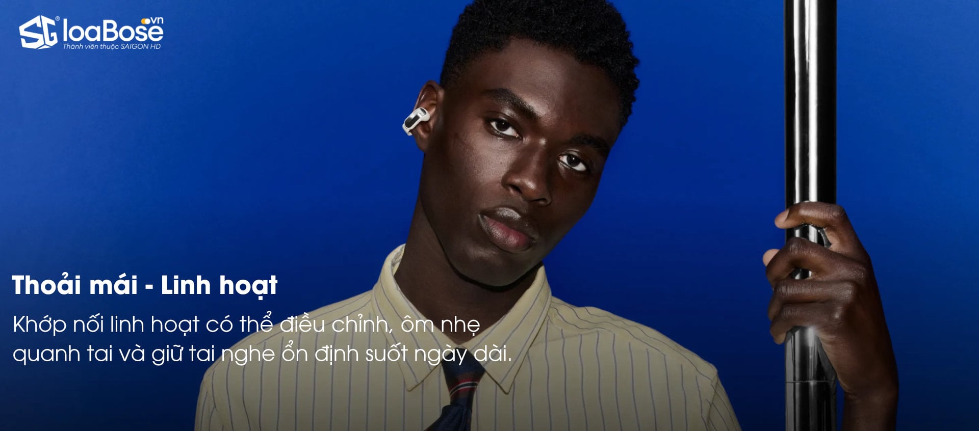 Bose Ultra Open Earbuds 2nd Gen có thiết kế thoải mái, linh hoạt