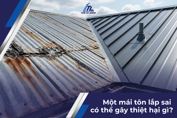 MỘT MÁI TÔN LẮP ĐẶT SAI CÓ THỂ GÂY THIỆT HẠI GÌ?
