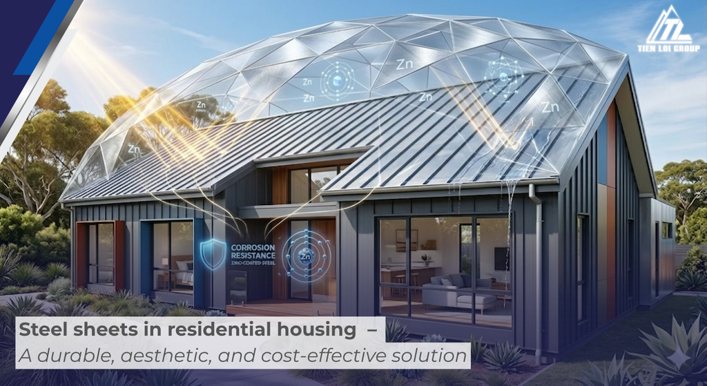 STEEL SHEETS IN RESIDENTIAL HOUSING – A DURABLE, AESTHETIC, AND COST-EFFECTIVE SOLUTION