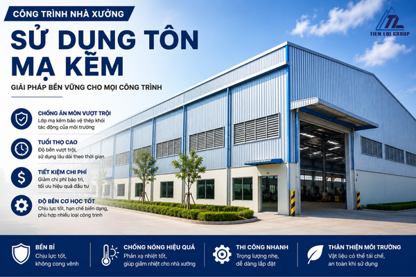 VAI TRÒ CỦA LỚP MẠ KẼM ĐỐI VỚI ĐỘ BỀN VÀ TUỔI THỌ CÔNG TRÌNH